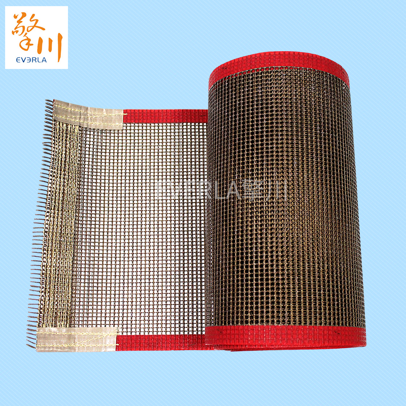 耐高溫特氟龍<a href='http://m.hookf.cn/shusongdai/' target='_blank'><u>輸送帶</u></a>翻邊試網(wǎng)格<a href='http://m.hookf.cn/shusongdai/' target='_blank'><u>輸送帶</u></a>主圖
