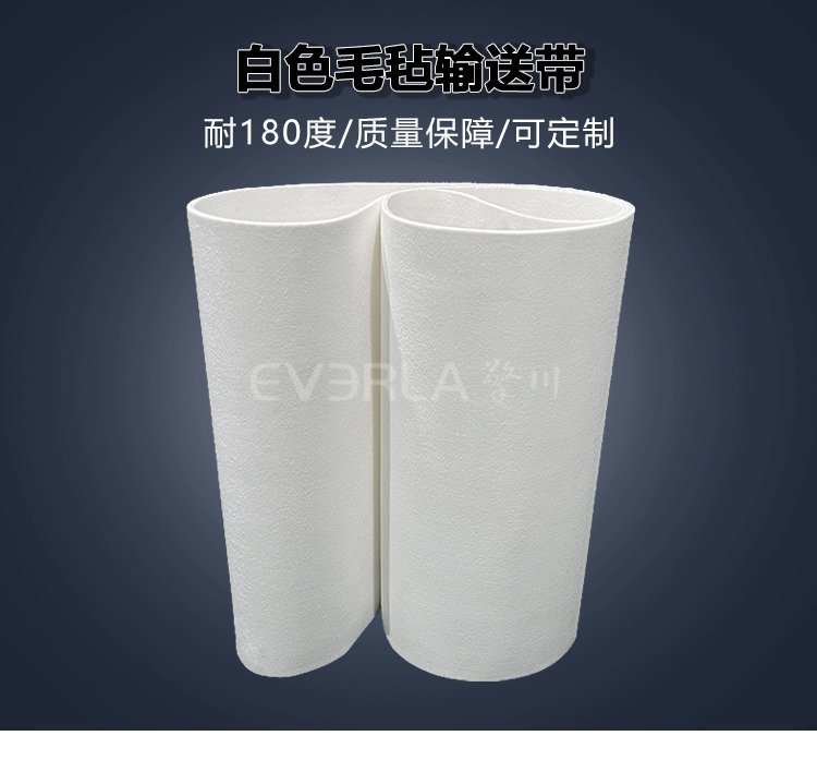 食品級白色毛氈<a href='http://m.hookf.cn/shusongdai/' target='_blank'><u>輸送帶</u></a>